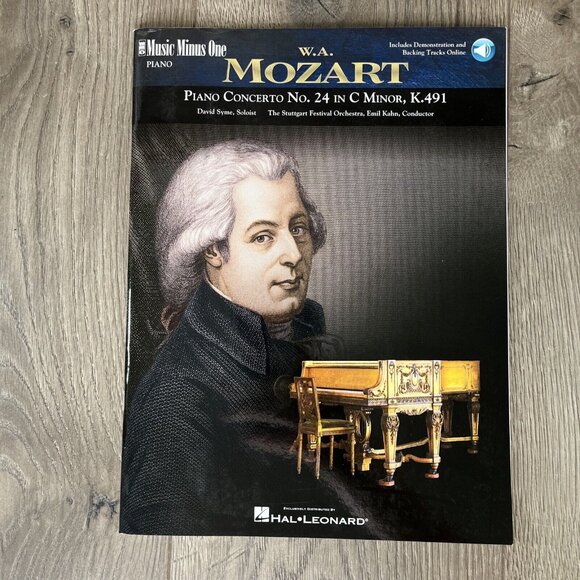 Mozart Concerto No. 24 in C Minor KV491 Sheet Music Music Minus One Hal Leonard - Picture 2 of 5